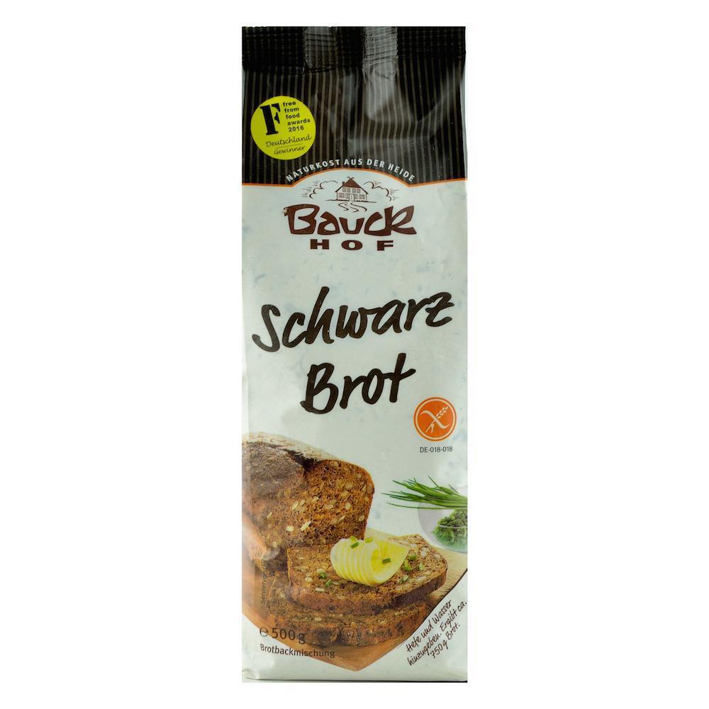 Mix de faina fara gluten pentru paine neagra, Bauck Hof, bio, 500 g