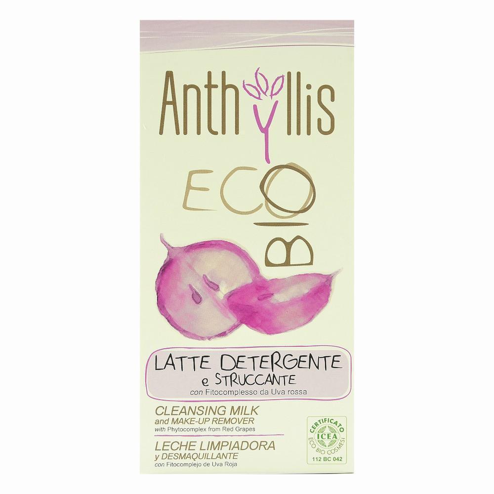 Lapte demachiant cu extract de struguri rosii Eco Bio Anthyllis, bio, 150 ml