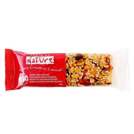 Baton Coacaze Rosii Taste Of Nature 40g (fara gluten , fara zahar) - Republica BIO