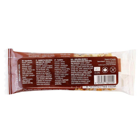Baton cu Nuci de Brazilia Taste Of Nature 40g (fara gluten , fara zahar) - Republica BIO