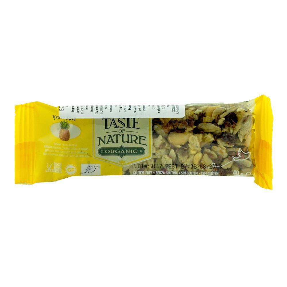 Baton cu Ananas Taste of Nature, bio, 40g (vegan, fara gluten)