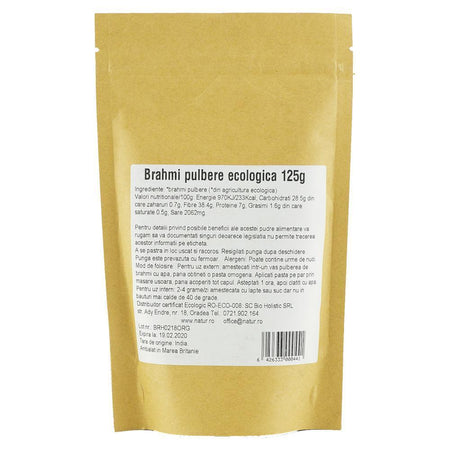 Brahmi Pulbere Raw Bio 125g