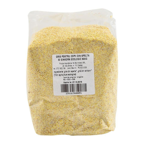 Gris Pentru Copii din Spelta si Einkorn Bio 500g