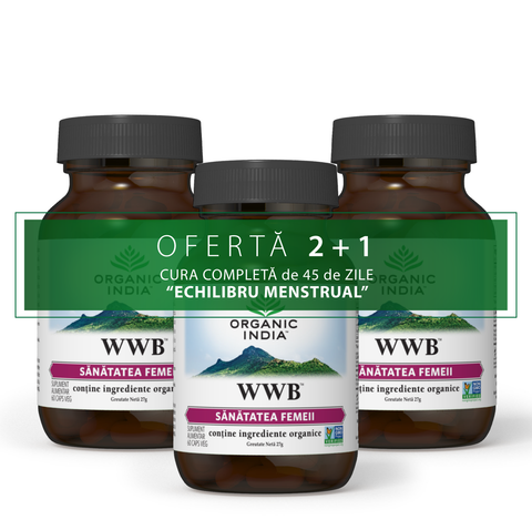 OFERTA 2+1 Organic India WWB 60 caps