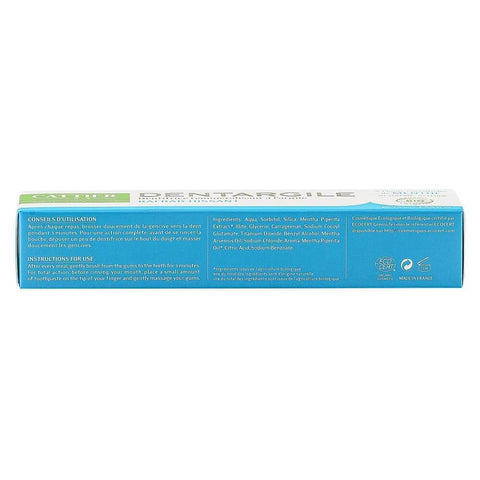 Pasta de dinti cu menta Cattier Dentargile, bio, 75 ml
