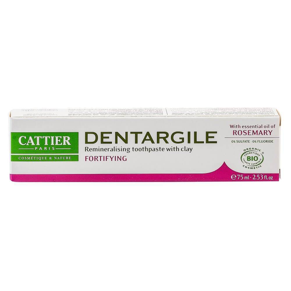 Pasta de dinti cu rozmarin Cattier Dentargile, bio, 75 ml