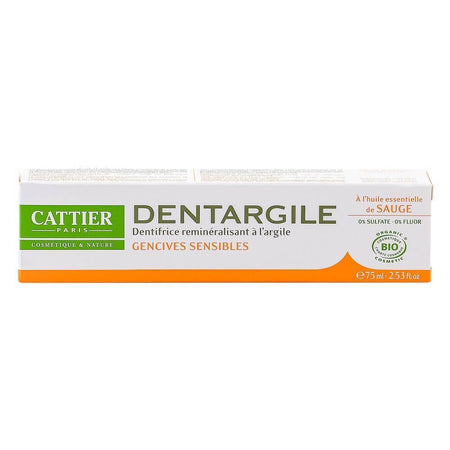 Pasta de dinti cu salvie Cattier Dentargile, bio, 75 ml