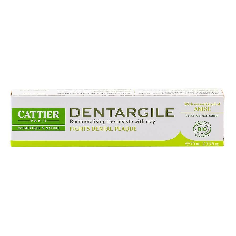 Pasta de dinti cu anason Cattier Dentargile, bio, 75 ml