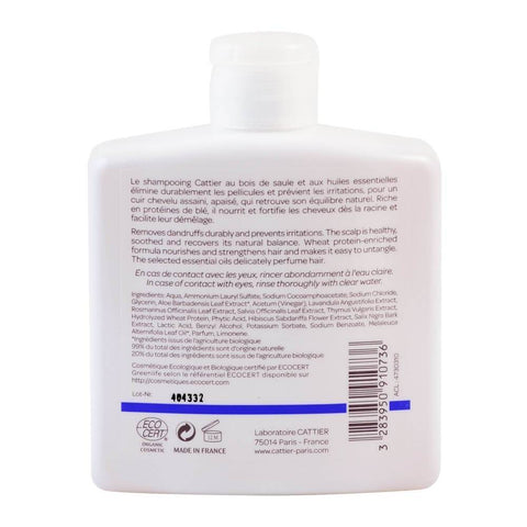 Sampon antimatreata Cattier, bio, 250 ml