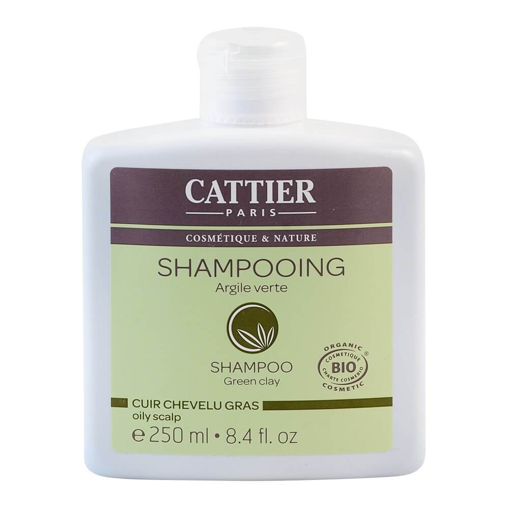 Sampon pentru par gras cu argila verde Cattier, bio, 250 ml