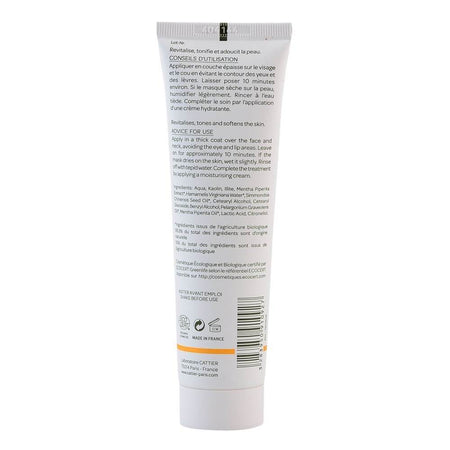 Masca cu argila galbena pentru ten uscat Cattier, bio, 100 ml