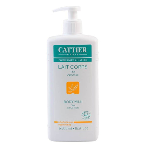 Lapte de corp regenerant cu acizi din fructe Cattier, bio, 500 ml