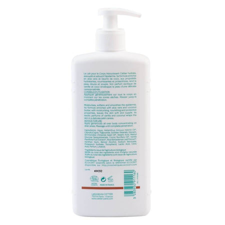 Lapte de corp hidratant cu vanilie si cocos Cattier, bio, 500 ml