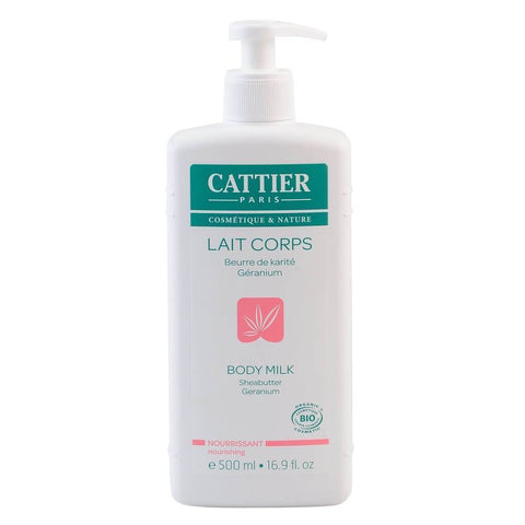 Lapte de corp hranitor cu shea si muscata Cattier, bio, 500 ml