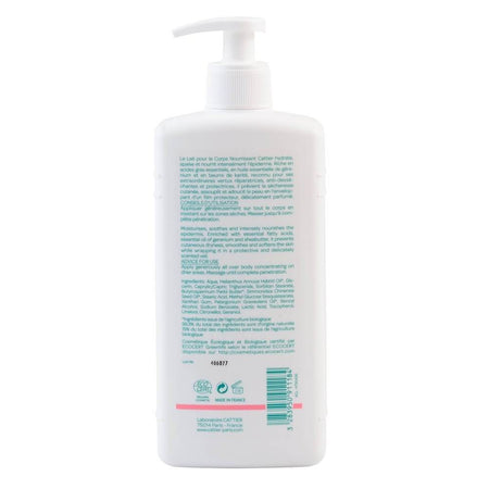 Lapte de corp hranitor cu shea si muscata Cattier, bio, 500 ml
