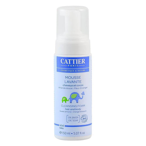 Spuma de baie fara sapun, pentru bebelusi, Cattier, bio, 150 ml