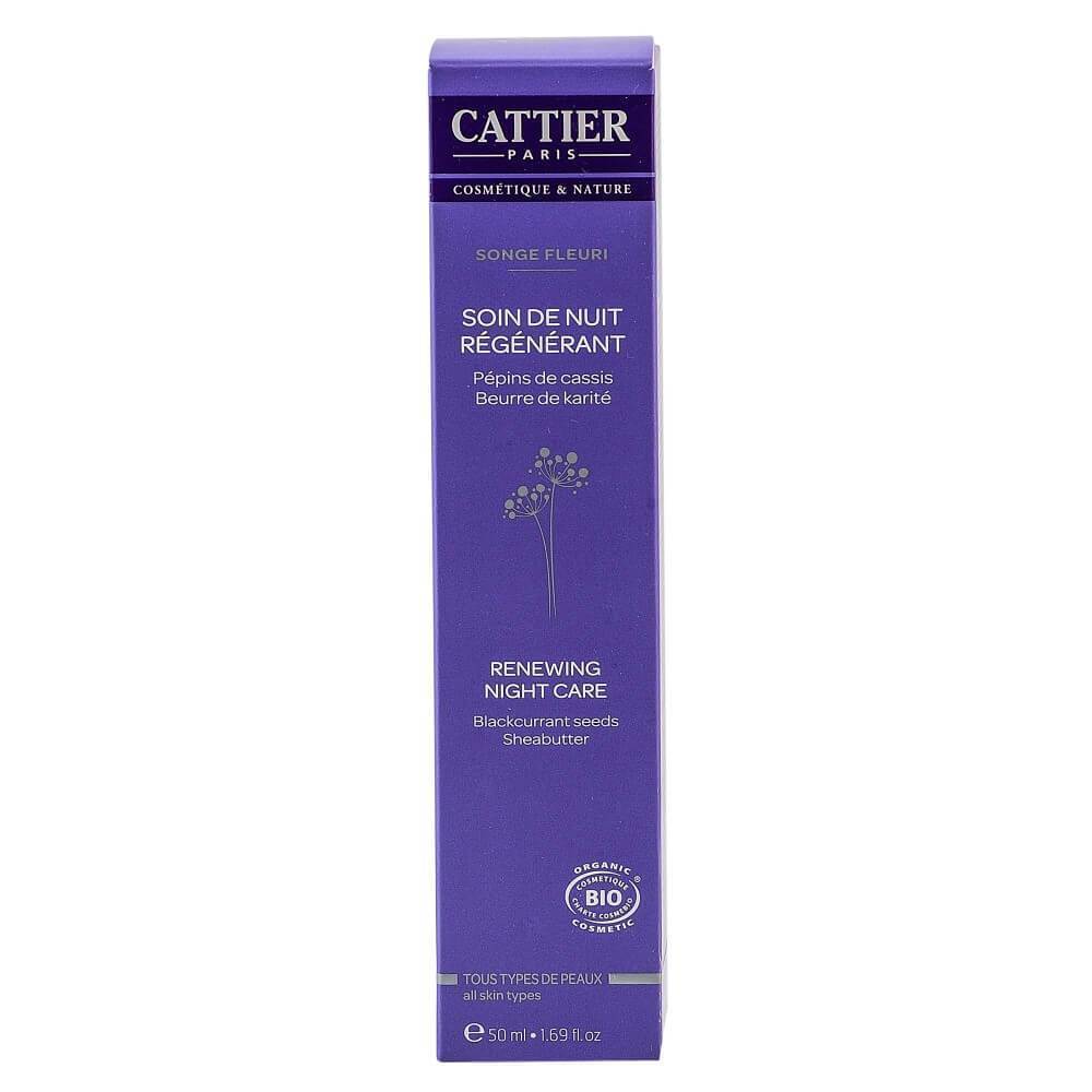 Crema de noapte Cattier Songe Fleuri, bio, 50 ml - Republica BIO