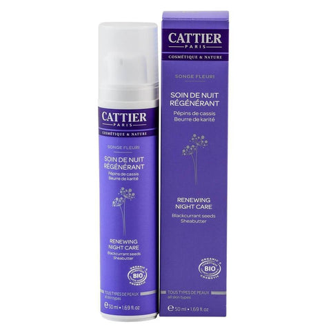 Crema de noapte Cattier Songe Fleuri, bio, 50 ml - Republica BIO