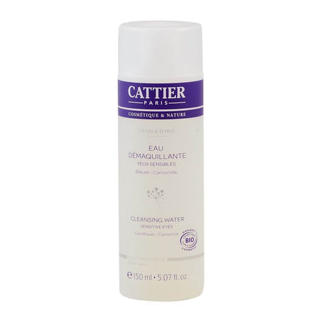 Apa demachianta pentru ochi Cattier Petale d'Iris, bio, 150 ml - Republica BIO
