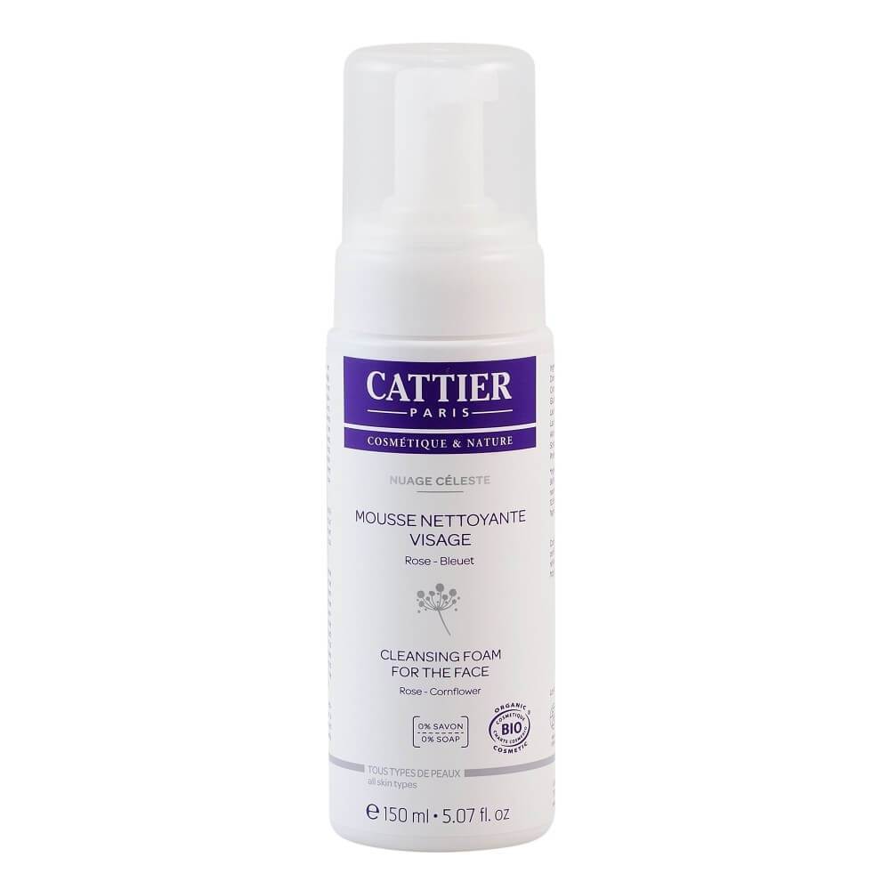 Spuma de curatare pentru fata Cattier Nuage Celeste, bio, 150 ml