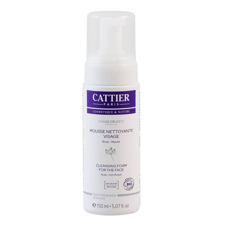 Spuma de curatare pentru fata Cattier Nuage Celeste, bio, 150 ml