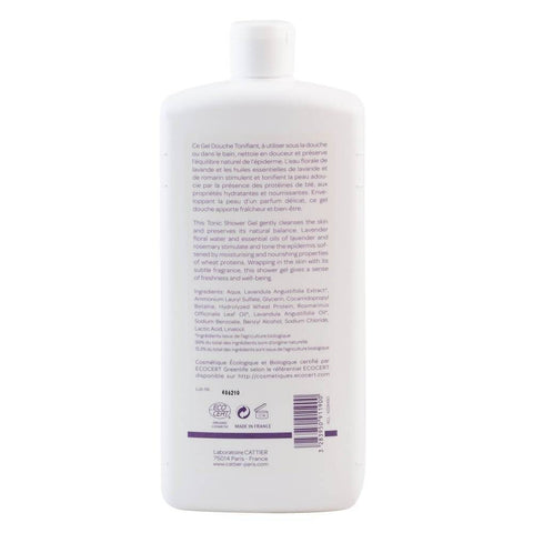 Gel de dus tonifiant, Cattier, bio, 1 l