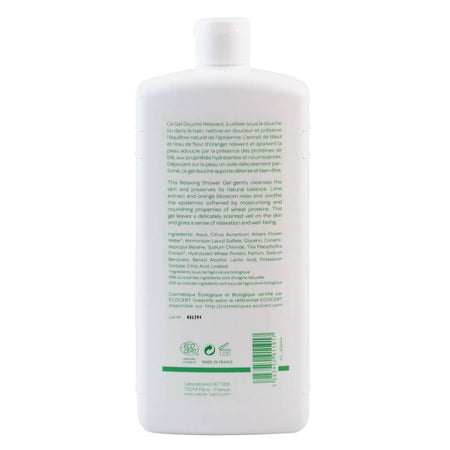 Gel de dus relaxant, Cattier, bio, 1 l