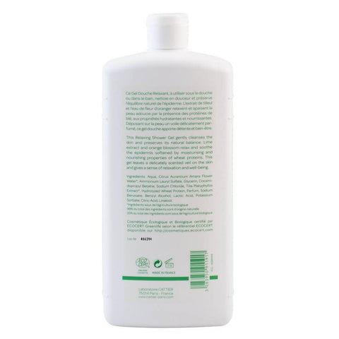 Gel de dus relaxant, Cattier, bio, 1 l