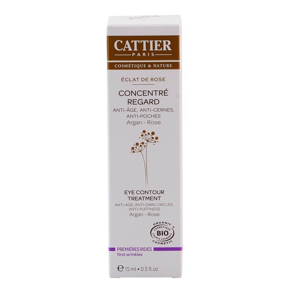 Crema antirid pentru ochi Cattier Eclat de Rose, bio, 15 ml - Republica BIO