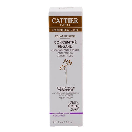 Crema antirid pentru ochi Cattier Eclat de Rose, bio, 15 ml - Republica BIO
