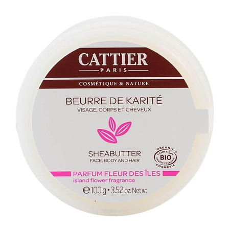 Unt de shea cu flori salbatice Cattier, bio, 100 g