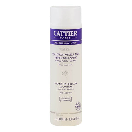 Solutie micelara pentru demachiere Cattier Perle d'Eau, bio, 300 ml