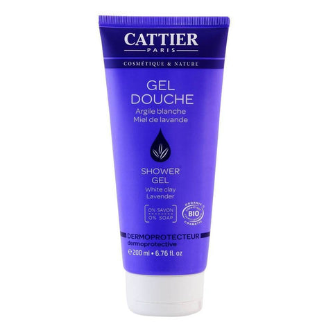 Gel de dus dermoprotectiv cu lavanda Cattier, bio, 200 ml