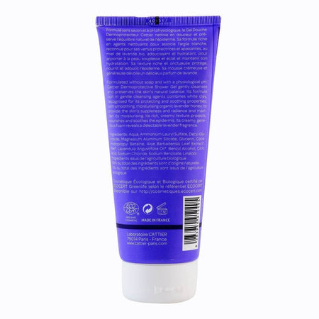 Gel de dus dermoprotectiv cu lavanda Cattier, bio, 200 ml