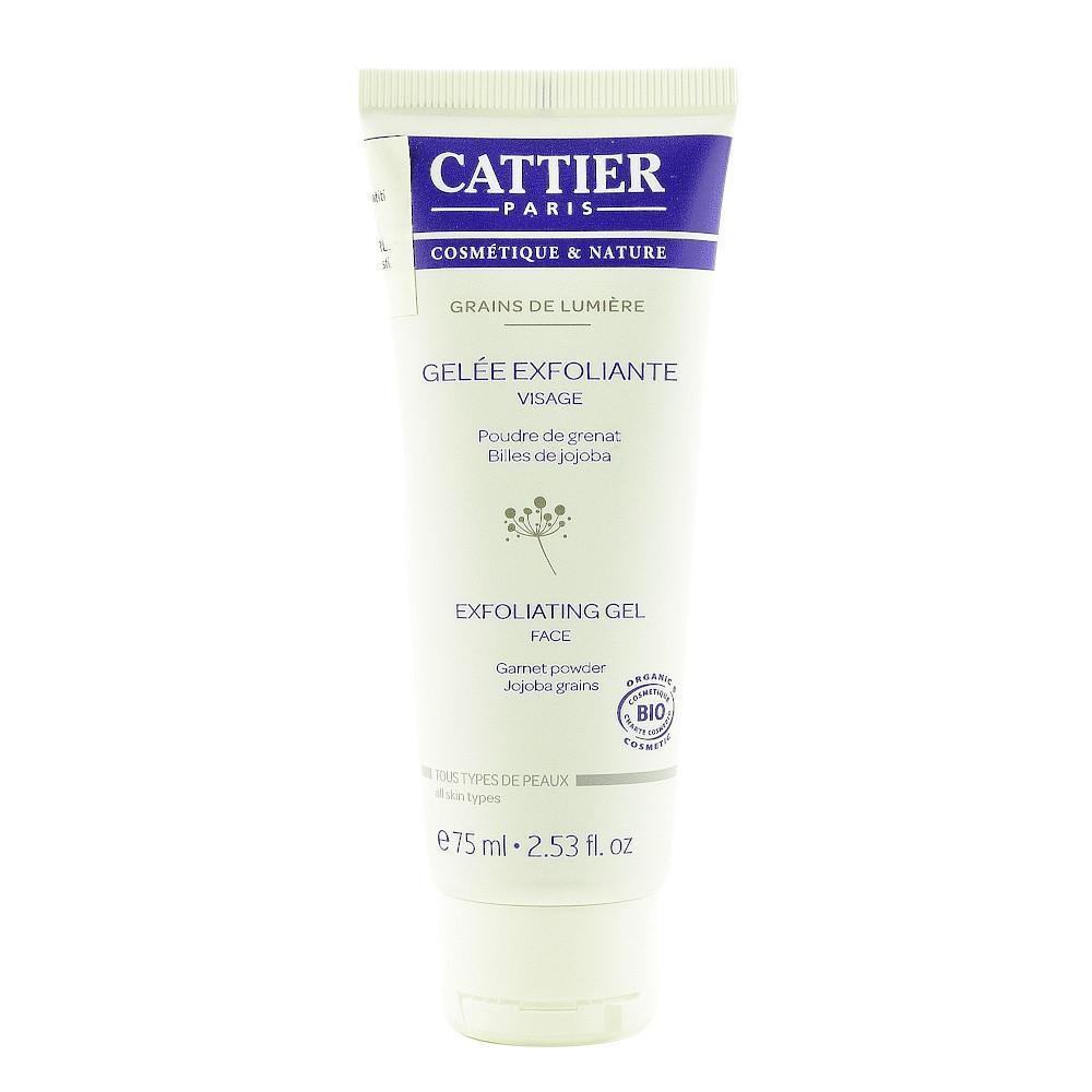 Gel de curatare exfoliant Cattier Grains de Lumiere, bio, 100 ml