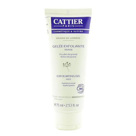 Gel de curatare exfoliant Cattier Grains de Lumiere, bio, 100 ml