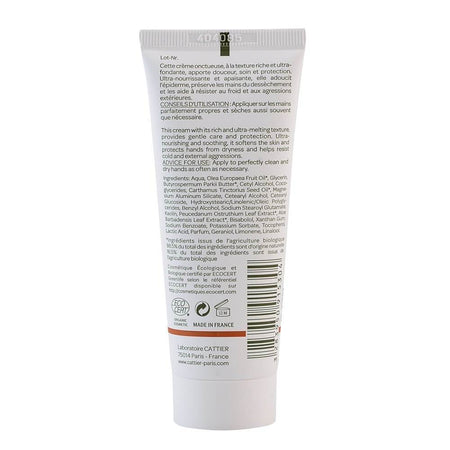 Crema ultrahidratanta pentru maini cu argila alba si flori Cattier, bio, 75 ml - Republica BIO