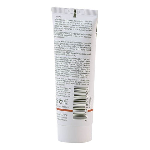 Crema ultrahidratanta pentru maini cu argila alba si flori Cattier, bio, 75 ml - Republica BIO