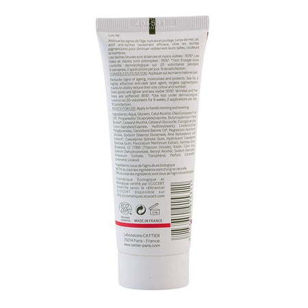 Crema de maini cu argila alba si crini de mare antiageing si antipete Cattier, bio, 75 ml - Republica BIO