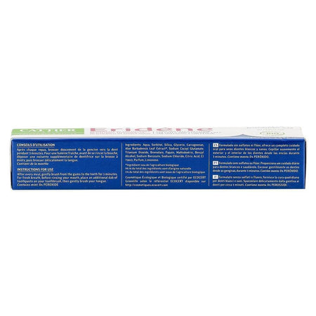 Pasta de dinti pentru albire Cattier Eridene, fara fluor, fara sulfati, bio, 75 ml