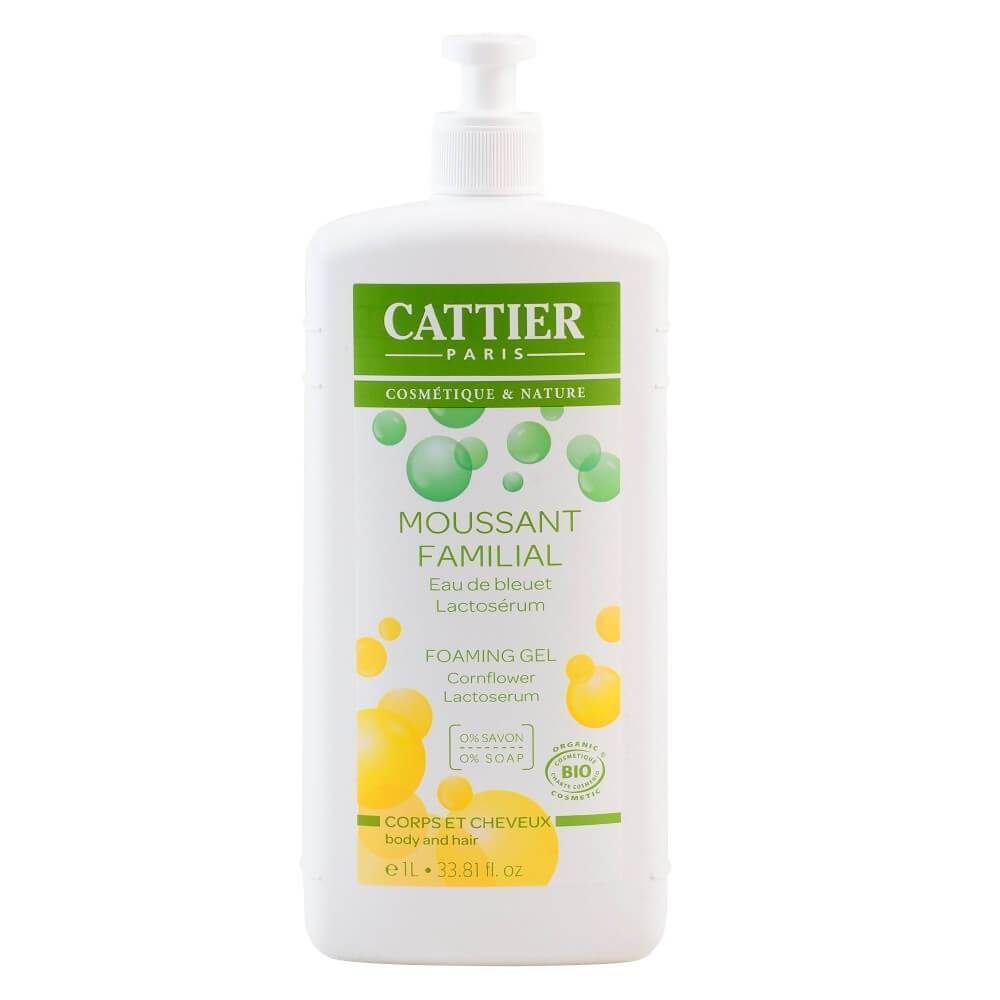 Spuma de baie pentru toata familia, Cattier, bio, 1 l
