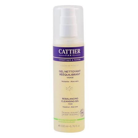 Gel de curatare reechilibrant pentru ten gras sau mixt Cattier Vague de Purete, bio, 200 ml