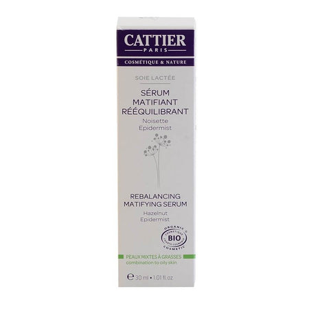 Ser matifiant Cattier Soie Lactee, bio, 30 ml