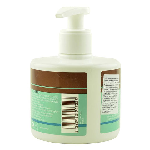 Gel curatare maini cu argila alba, menta si rodie, bio, 300 ml