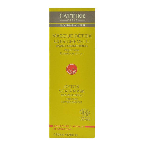 Masca DETOX pentru scalp, presamponare, cu argila roz, bio, 200ml