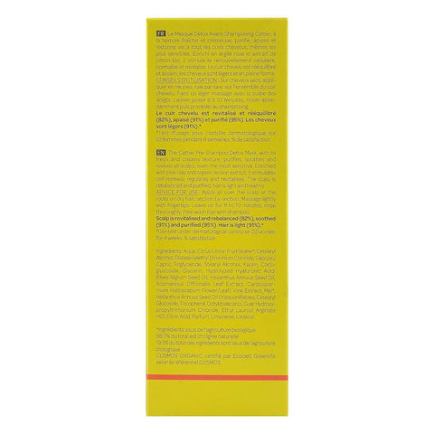 Masca DETOX pentru scalp, presamponare, cu argila roz, bio, 200ml