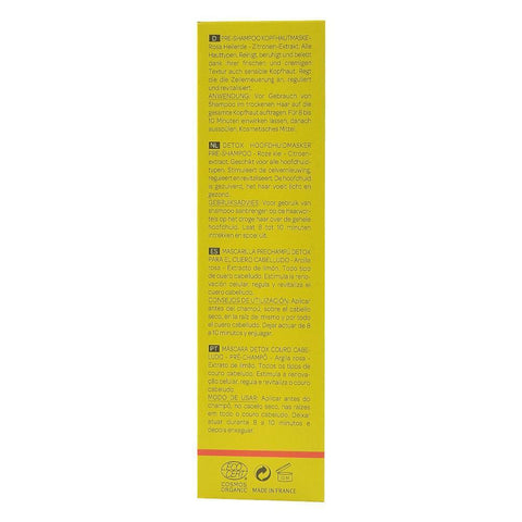 Masca DETOX pentru scalp, presamponare, cu argila roz, bio, 200ml