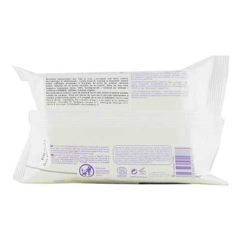 Servetele demachiante pentru ten si ochi Cattier, bio, 25 buc