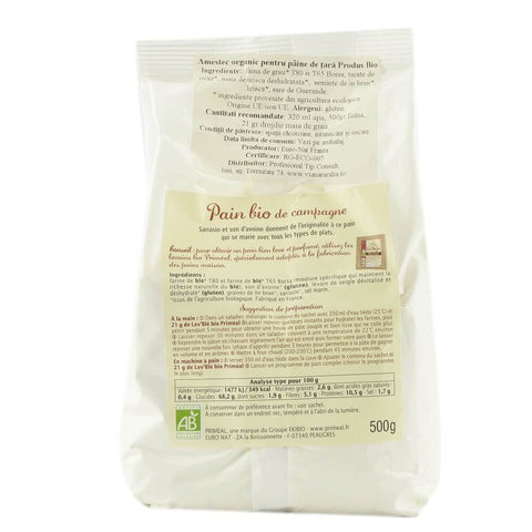 Amestec organic pentru paine de tara, 500g - Republica BIO