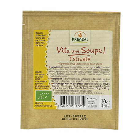 Supa de vara cu quinoa (plic), bio, 10g